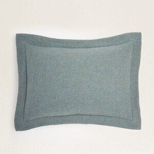 PENDELTON eco-wise pillow shams, washable wool in Shale Blue (2)